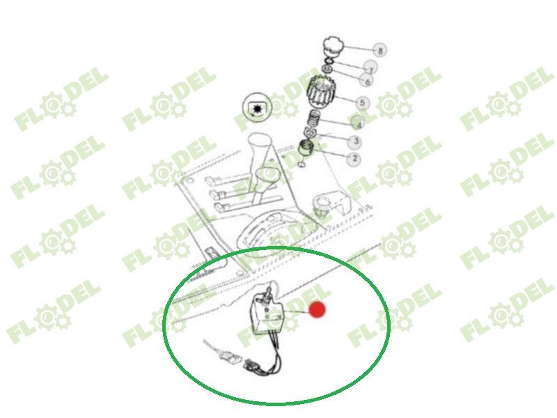 Electrovalva priza putere JOHN DEERE RE116081 Original JOHN DEERE
