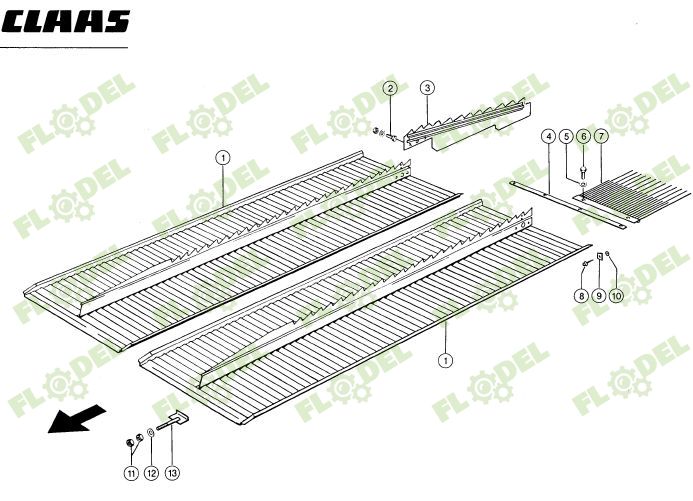 Plan inclinat CLAAS 663590