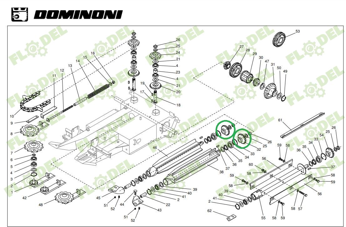 Pinion DOMINONI Z18 11502