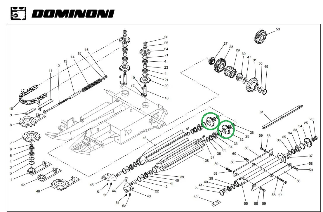 Pinion DOMINONI Z18 11502