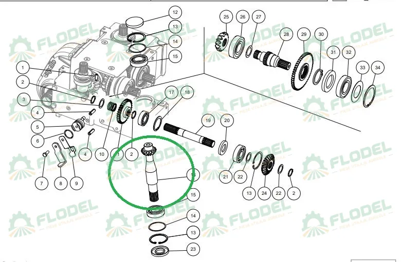 Ax tocator CAPELLO 04.5045.00 Z13 Z16