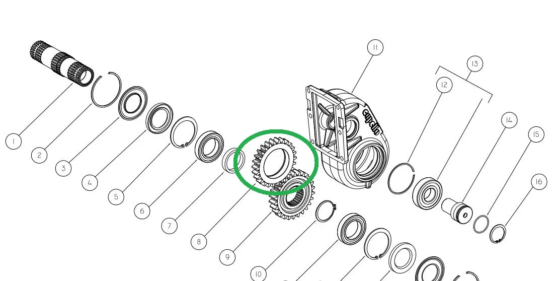 Pinion CAPELLO 04.5041.00 Z-26