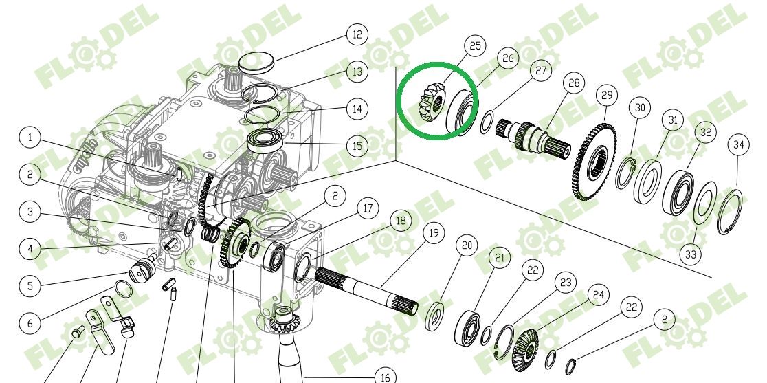 Pinion CAPELLO  Z13 04.5101.00