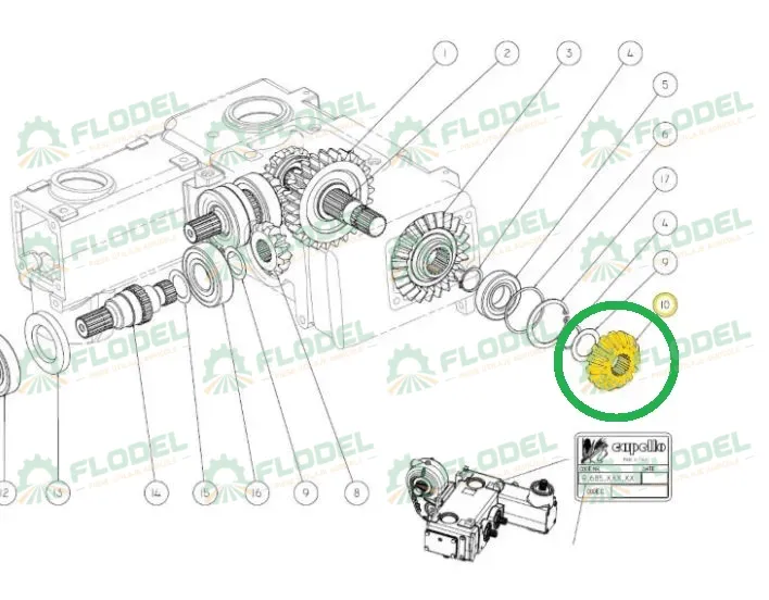 Pinion CAPELLO 04.5015.00 Z12