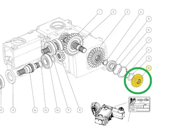 Pinion CAPELLO 04.5015.00 Z12