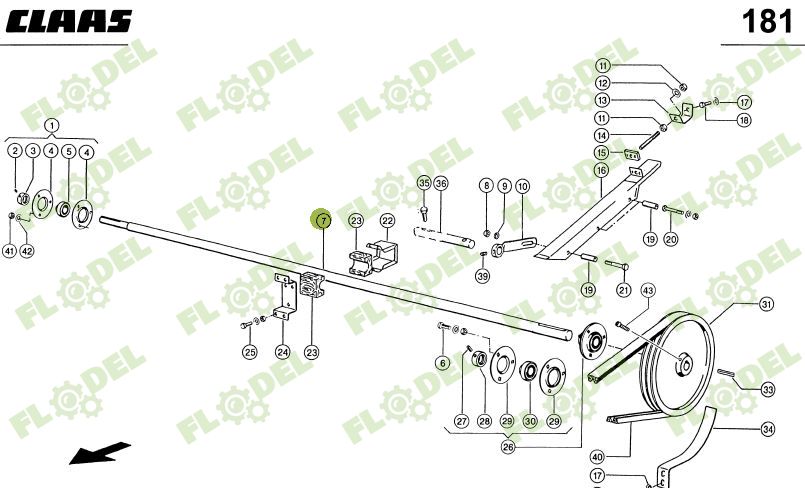 Ax descarcare CLAAS 543221