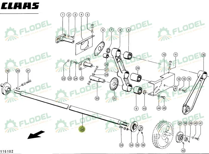 Ax site CLAAS 736056