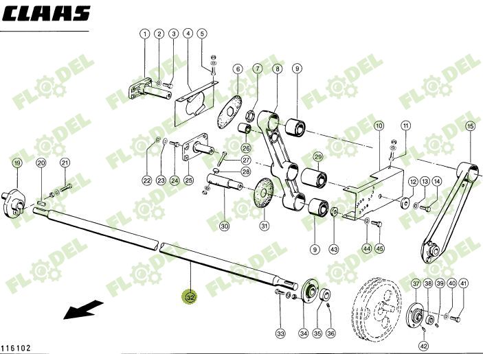 Ax site CLAAS 736056