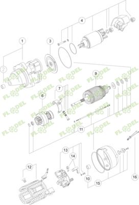 Electromotor FIAT 4807375 MAHLE