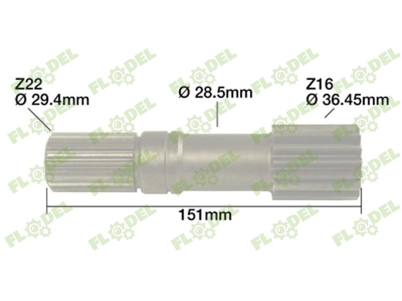 Ax planetar JOHN DEERE L110236