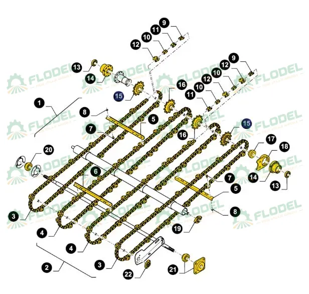 Pinion combina NEW HOLLAND Z12 84072029