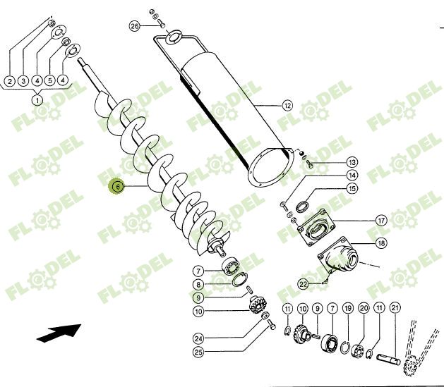 Melc incarcare combina CLAAS 543092
