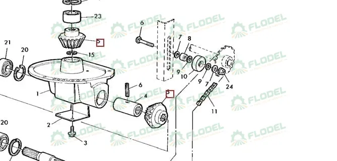Pinion JOHN DEERE Z12148 Z18
