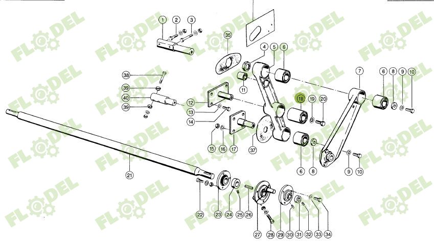 Bucsa casa sitelor CLAAS 647431