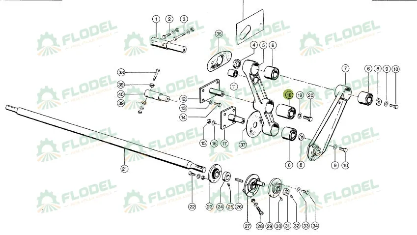 Bucsa casa sitelor CLAAS 647431