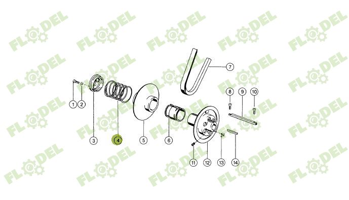 Arc variator combina CLAAS 788804