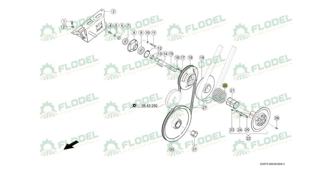 Arc variator combina CLAAS 788804