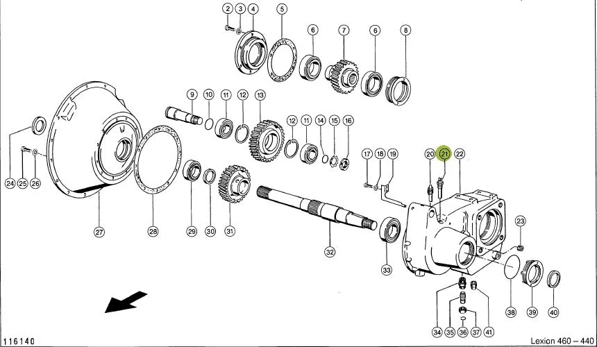 Senzor CLAAS  LEXION 013230