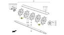 Stea laterale postbatator combina CLAAS  56mm 634974