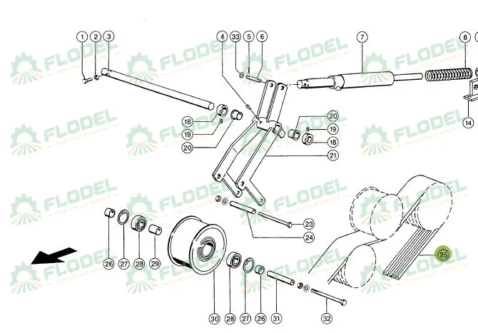 Curea combina CLAAS 4HB GATES 667680