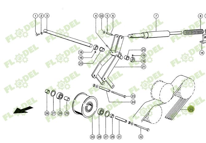 Curea combina CLAAS 4HB GATES 667680