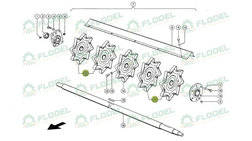 Stea postbatator combina agricola CLAAS 617601 Original
