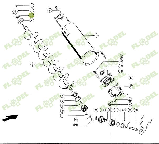 Bucsa ghidaj combina CLAAS 678949