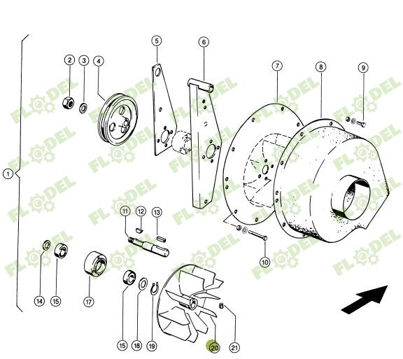 Ventilator CLAAS 657693