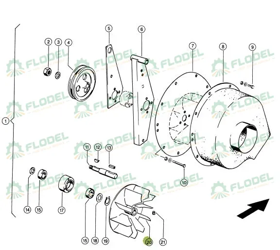 Ventilator CLAAS 657693