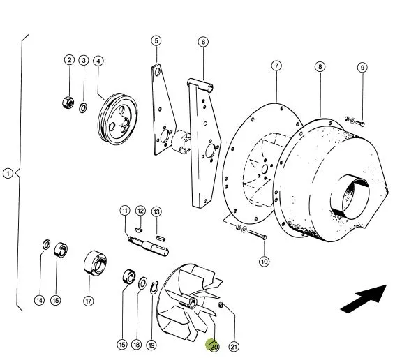 Ventilator CLAAS 657693