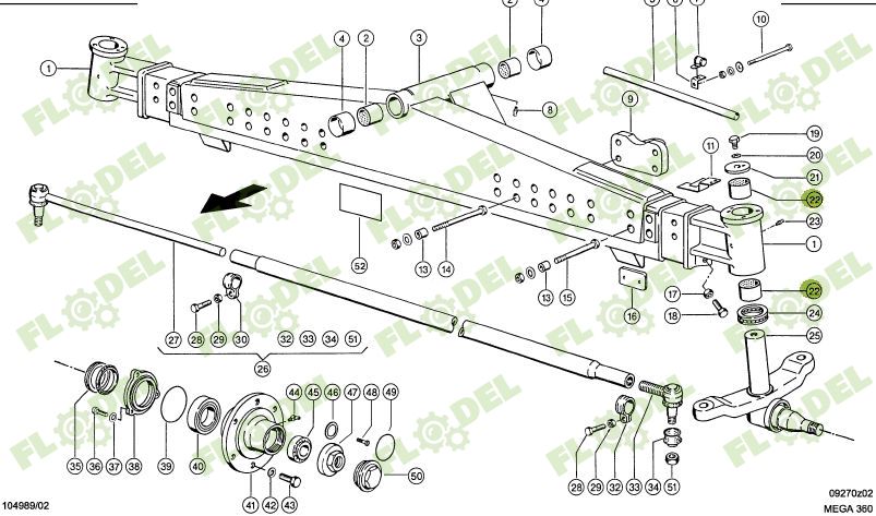 Bucsa bronz fuzeta CLAAS 669487
