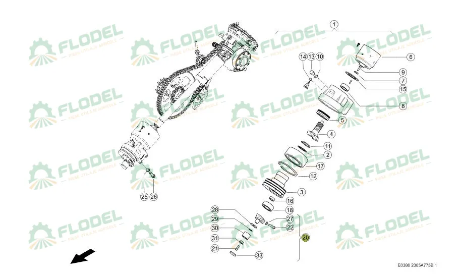 Rulment capat bara CLAAS 890871