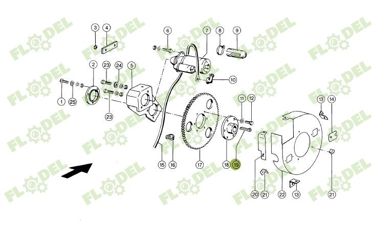 Pana metal CLAAS 10x8x63 007617