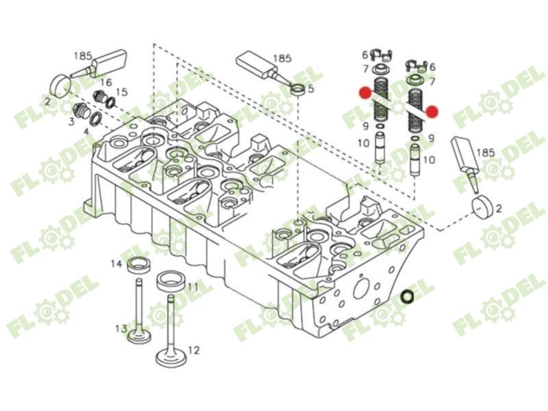 Arc supapa motor DEUTZ 04200150