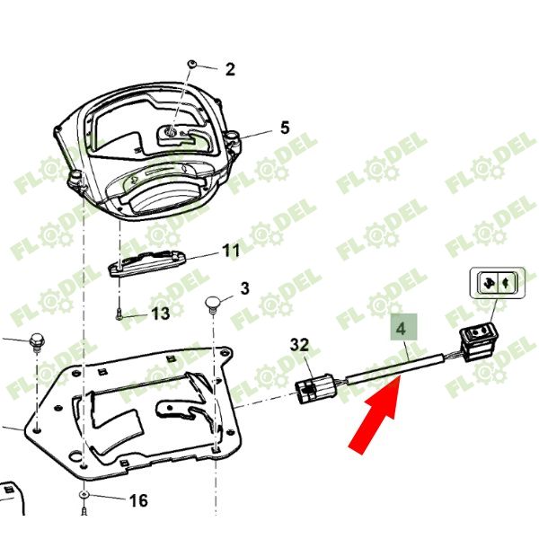 Comutator viteze JOHN DEERE AL174967