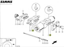 Oring distribuitor hidraulic CLAAS 213464 Original CLAAS