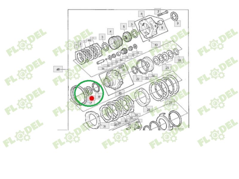 Segment inversor JOHN DEERE L33155