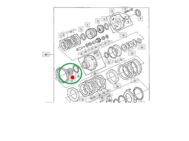 Segment inversor JOHN DEERE L33155
