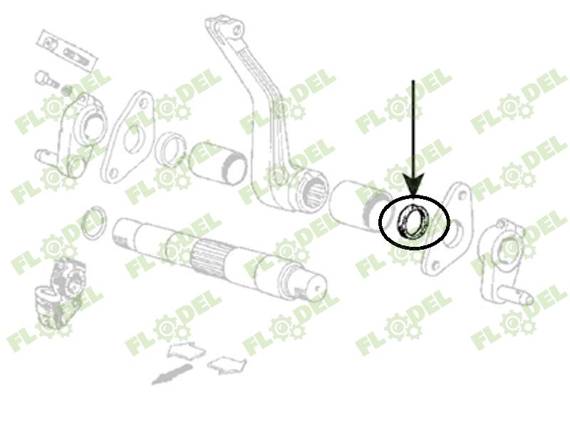 Simering ax ridicare hidraulica RENAULT 7700004556 Original CLAAS
