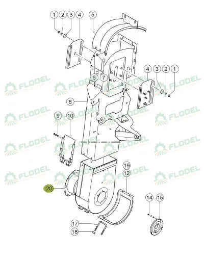 Picior elevator CLAAS TUCANO 557093