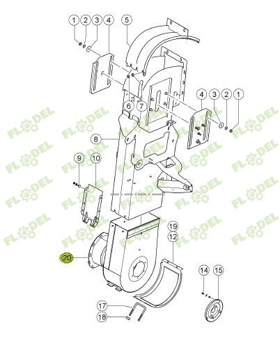 Picior elevator CLAAS TUCANO 557093