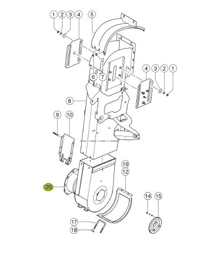 Picior elevator CLAAS TUCANO 557093