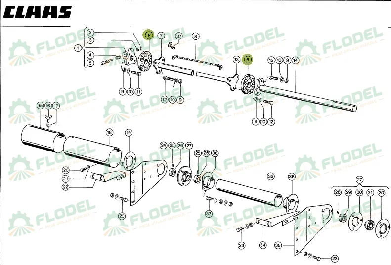Cuplaj elastic CLAAS DOMINATOR 608014