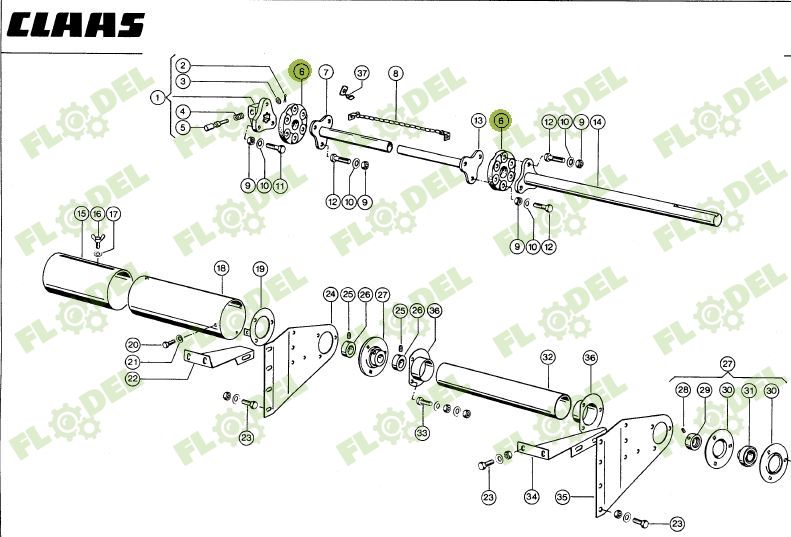 Cuplaj elastic CLAAS DOMINATOR 608014