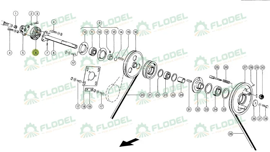 Cuplaj elastic CLAAS DOMINATOR 608014
