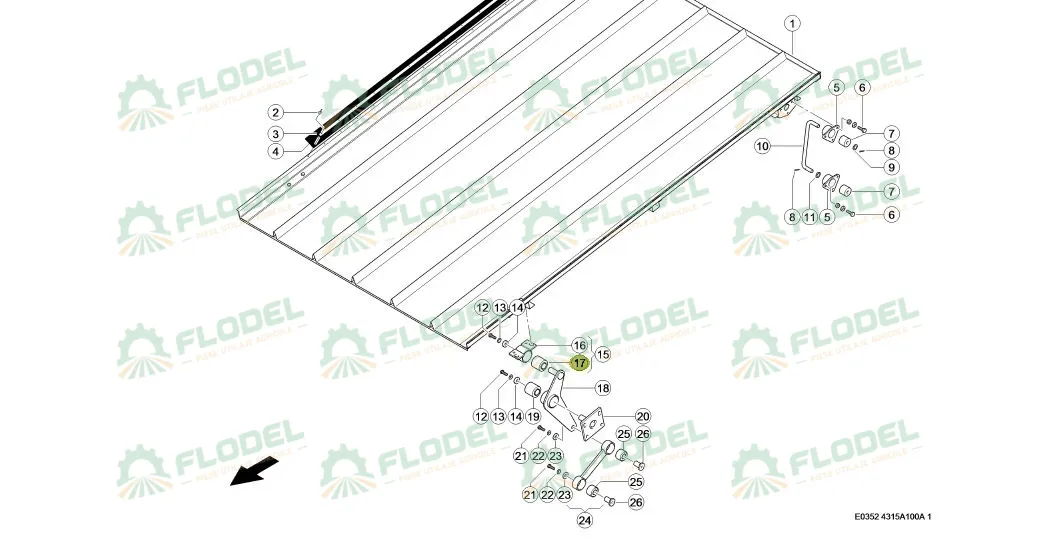 Bucsa silentbloc CLAAS 687355 CORTECO