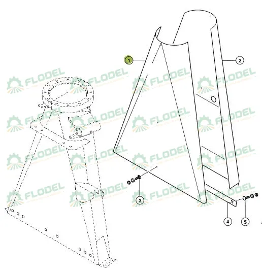 Placa de uzura CLAAS JAGUAR 078660 Original CLAAS