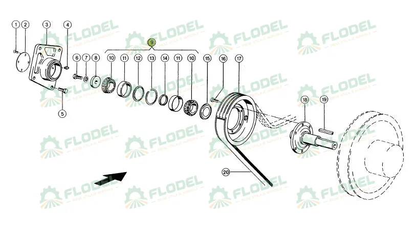 Rulment batator CLAAS 661237