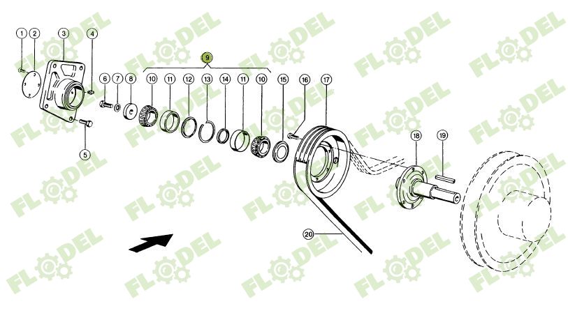 Rulment batator CLAAS 661237