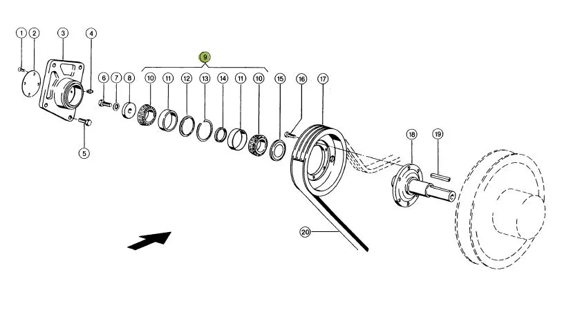 Rulment batator CLAAS 661237